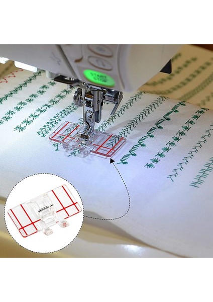 JHB0013 Stili Prajna Şeffaf Plastik Paralel Dikiş Ayak Baskı Ayağı Yerli Elektrikli Dikiş Parçaları Dikiş Aracı Dikiş Ayakları (Yurt Dışından) indirimleri