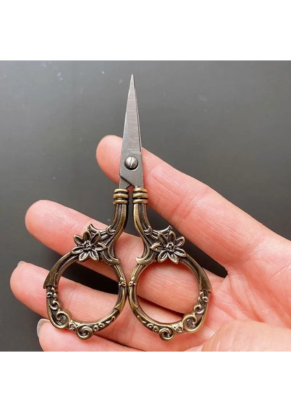 Kırmızı Bakır Tarzı 1 Adet Vintage Veya Dikiş Aracı Terzi El Sanatları Nakış Kumaş Avrupa Retro Klasik Antika Zanaat Terziler Ors (Yurt Dışından)