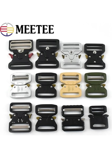 YK201-B-50MM Stili Meetee Metal Hızlı Yan Serbest Bırakma Tokaları Dokuma Için Taktik Kemer Güvenliği Güçlü Kanca Klipleri Dıy Açık Bagaj Aksesuarları (Yurt Dışından) fiyatları