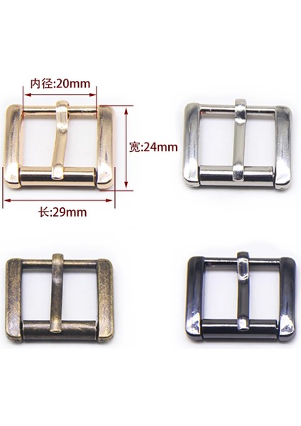 GUNBLACK702 Stili Iç 20MM Yeni Widelot Gümüş Bronz Altın Kare Metal Pin Tokaları Ayakkabı Kemer Konfeksiyon Dekorasyon Için Dıy Aksesuar Dikiş (Yurt Dışından) fırsatları