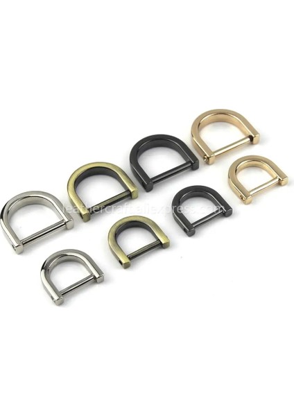 Açık Altın Tarzı 15 mm 1 Adet Metal Ayrılabilir Açık Vidalı Dee D Halka Toka Köstek Toka Deri Zanaat Çanta Askısı Kemer Kolu Omuz Dokuma (Yurt Dışından) fiyatları