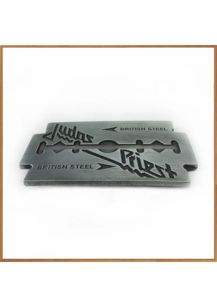 FP-02818-1 Stili Toka Kulübü Çinko Alaşımı Retro Judas Prıest Müzik Kemer Tokası Fp 4 cm Genişlik Kemer Için El Yapımı Değer Hediye (Yurt Dışından) indirimleri
