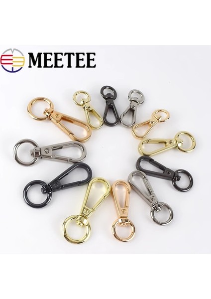 Pirinç Tarzı 10X38MM-30 Adet Meetee Adet mm Metal Çanta Toka Istakoz Döner Tetik Klipsli Kanca Çanta Askı Anahtarlık Dıy Dikiş Aksesuarları (Yurt Dışından) modelleri
