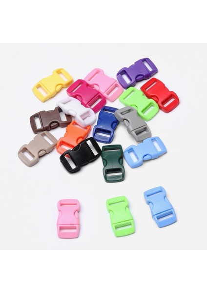 No.3 Tarzı Olorful Plastik Torba Yan Serbest Bırakma Toka Bilezik Kavisli Köpek Yaka Askı Çanta Parçaları Dıy Dikiş Araçları (Yurt Dışından) fiyatları