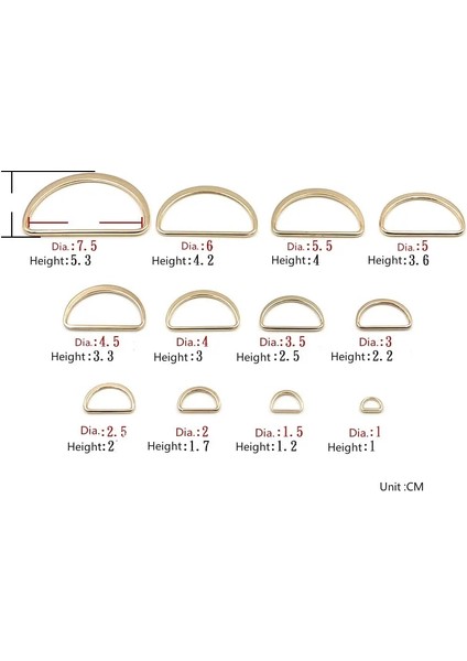 Siyah Stil 30 mm Lot D Şekli Çok Kullanımlı Tokalar El Yapımı Zanaat Tokaları Çanta Ayakkabı Konfeksiyon Dekorasyon Dikiş Aksesuarları Için Tokalar (Yurt Dışından)