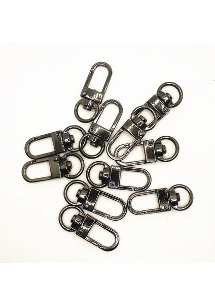 Gül Altın Tarzı 30 Adet Adet 3.4cm Silvergoldgun Blackbronzerose Altın Renkler Küçük Gümüş Alaşım Döner Claap Anahtar Kancaları Dıy Anahtarlık Yüzük (Yurt Dışından) indirimleri