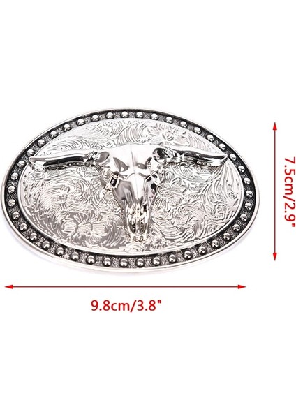 No.7 Tarzı Genişlik cm Retro Vintage Batı 3D Aslan Kafası Çinko Alaşım Erkek Kemer Tokası Kemer Yenilik Adam Hediye Için Uygun (Yurt Dışından)