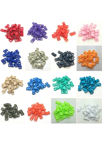 Camgöbeği Tarzı 10 mm Genişlik Paracord Bilezik Plastik Toka Seçim Rengi Için Çok Geniş Konturlu Yan Serbest Bırakma (Yurt Dışından) modelleri