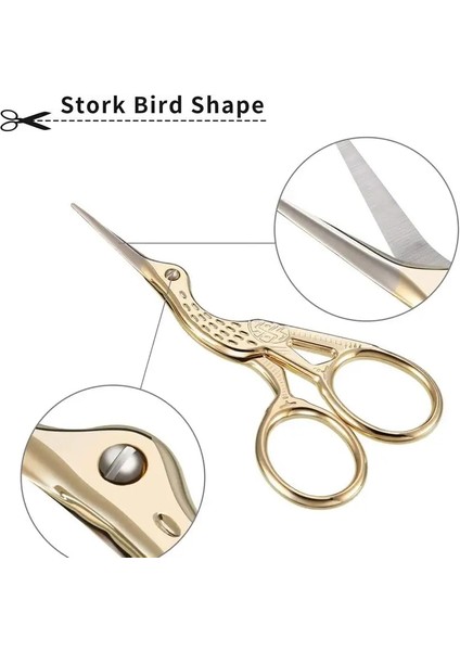 11-9.3cm Stili Dayanıklı Paslanmaz Çelik Retro Kuyruk Vinç Şekli Dikiş Küçük Nakış El Sanatları Crossstitch Ors Dıy Ev Aletleri (Yurt Dışından) modelleri