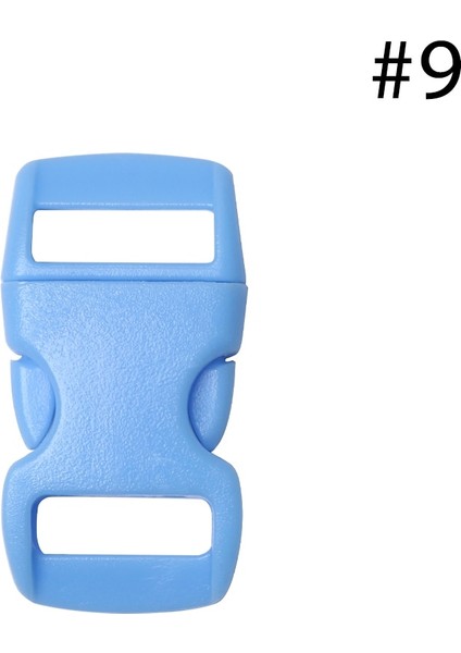 No.9 Tarzı Olorful Plastik Torba Yan Serbest Bırakma Toka Bilezik Kavisli Köpek Yaka Askı Çanta Parçaları Dıy Dikiş Araçları (Yurt Dışından)