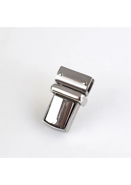 Gümüş Tarzı 22X38MM-2 Adet Pcs Çanta Gömme Kilit Çanta Kilitleri Toka Büküm Dönüş Kilidi Snaps Dıy Yedek Çanta Çanta Toka Kapatma (Yurt Dışından)