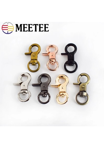 Gülaltın Tarzı 20 Adet Pcs Etal Tokalar Döner Istakoz Toka Çantalar Için Çıtçıtlı Kancalar Çanta Çanta Askısı Anahtarlık Dıy Leathercraft Aksesuarları (Yurt Dışından)