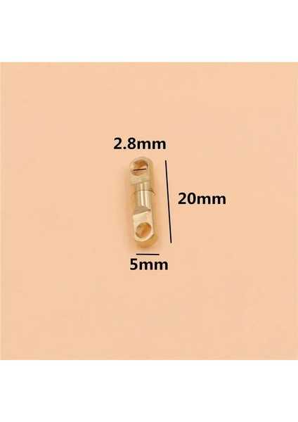 5mm Çaplı Stil Olid Pirinç Döner Göz Anahtarlık Yuvarlak Daire Anahtarlık Için Döner Konnektör (Yurt Dışından)