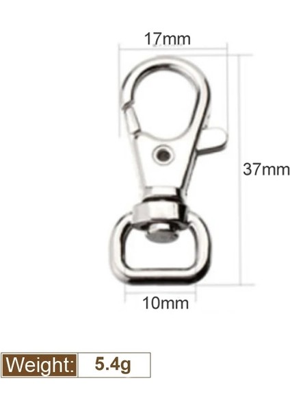 25 mm Tarzı Ack Metal Karabina Klip Döner Tetik Köpek Tokası Anahtarlık Anahtar Kancaları Tutma Halkası Dıy Craft Istakoz Klapeleri (Yurt Dışından)