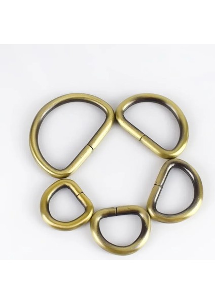 Pirinç Tarzı 17 mm Meetee mm Metal D Halka Tokaları Sırt Çantası Dokuma Toka Çanta Askı Kancaları Konfeksiyon Kemer Tokaları Dıy Leathercraft Aksesuarı (Yurt Dışından)