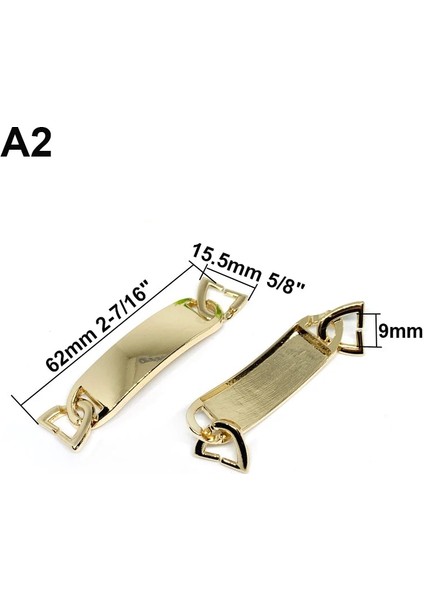 A2 Stili Bir Çift Alaşım Moda Ayakkabı Tokaları Cazip Stiller Dıy Ayakkabı Çanta Konfeksiyon Donanım Dekorasyon Aksesuarları Için Metal Tokalar (Yurt Dışından)