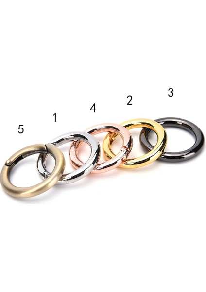 No.2 Tarzı 1 Adet Yuvarlak Karabina Yapış Klip Tetik Yaylı Anahtarlık Bucklespring O Halka Çanta Kanca O Halka Çantalar Için Dıy Çanta Aksesuarları (Yurt Dışından) modelleri
