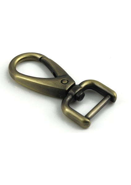 Bronz Tarzı 20 mm 1 Adet Metal Ayrılabilir Yaylı Kanca Tetik Klipler Tokaları Deri Kayış Kemer Anahtarlık Dokuma Pet Tasma Kancalar (Yurt Dışından)