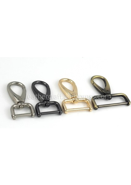 Bronz Tarzı 20 mm 1 Adet Metal Ayrılabilir Yaylı Kanca Tetik Klipler Tokaları Deri Kayış Kemer Anahtarlık Dokuma Pet Tasma Kancalar (Yurt Dışından)