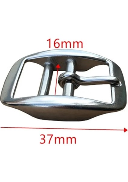 16MM Tarzı Pvc Pu Kayış Için Paslanmaz Çelik Toka Ayarlanabilir Çift Bar Çanta Konfeksiyon Tokaları (Yurt Dışından)