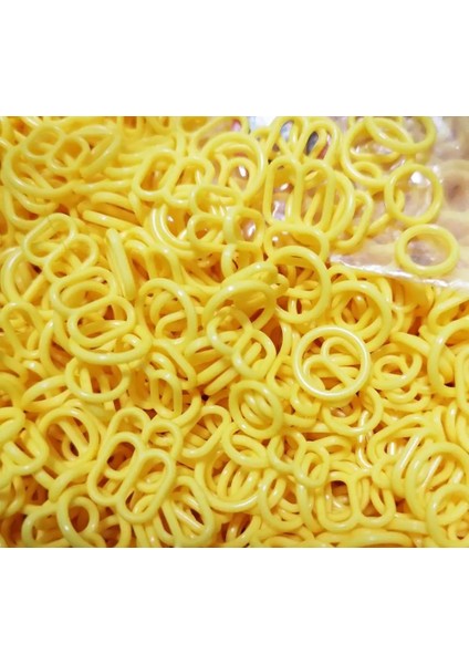 Gösteri Tarzı Olarak Sarı Uygun 6mm Kemer Nbnlaf Sütyen Tokaları (O Ring + 8 Slider) Renkli Plastik Toka Düğmeleri Iç Giyim Aksesuarları (Yurt Dışından)