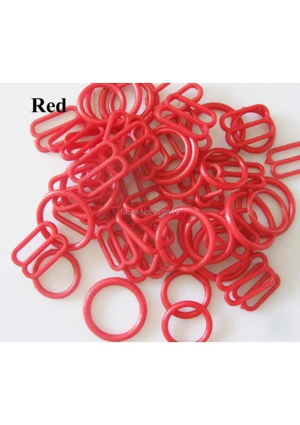 Gösteri Tarzı Olarak Sarı Uygun 6mm Kemer Nbnlaf Sütyen Tokaları (O Ring + 8 Slider) Renkli Plastik Toka Düğmeleri Iç Giyim Aksesuarları (Yurt Dışından) indirimleri