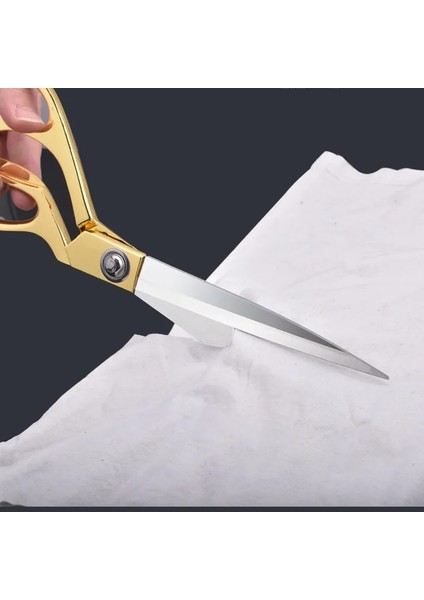 Altın-10.5 Inç Tarzı Profesyonel Terzidikiş Veya Paslanmaz Çelik Eski Makaslar Kumaşkesme Veya Keskin Veya Iğne Oyası Veya (Yurt Dışından) indirimleri