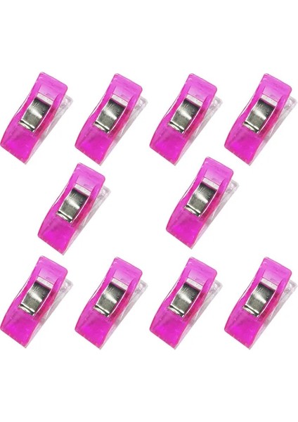 Gül Kırmızı Düz ​​kafa Stili Ack Plastik Klipler Yorgan Kapitone Klip Dıy El Sanatları Aracı Renkli Patchwork Dikiş Aksesuarları Kenar Kelepçesi Giysi Klipsi (Yurt Dışından)