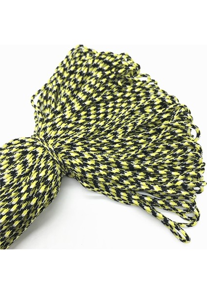 No.16 Tarzı 10YARDSLOT 2mm Katı Paraşüt Kordonu Ipi Halat Mil Spec Tip Bir Strand Tırmanma Kampı Hayatta Kalma Ekipmanları Paracord (Yurt Dışından)