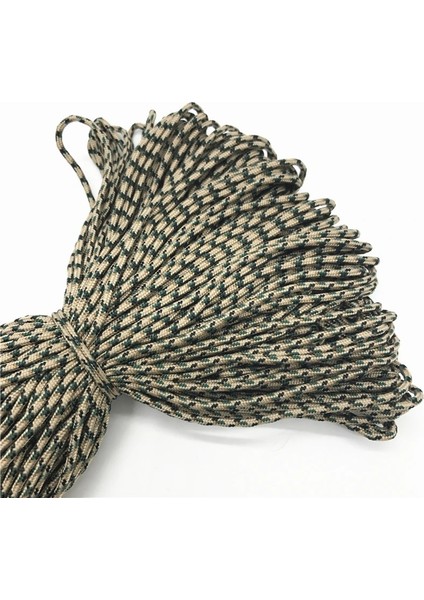 No.16 Tarzı 10YARDSLOT 2mm Katı Paraşüt Kordonu Ipi Halat Mil Spec Tip Bir Strand Tırmanma Kampı Hayatta Kalma Ekipmanları Paracord (Yurt Dışından)