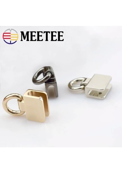 Gümüş Tarzı 4 Adet Adet Meetee Metal O D Yüzükler Yan Klip Toka Kendin Yap Ayakkabılar Konfeksiyon Kemerleri Çanta Asılı Kanca Kayış Zincir Donanım Aksesuarı (Yurt Dışından)