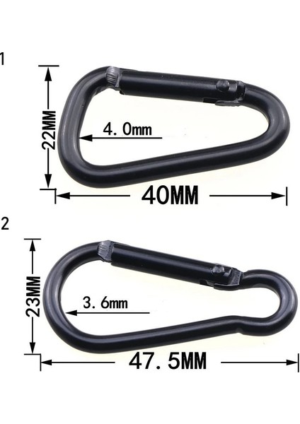 6 Adet Stil 2 Stil Arabiner Anahtarlık Kanca Kilit Toka Yapış Klip Alüminyum Balıkçılık Aracı Açık Karabina Dağcılık Kanca Tırmanma Düğmesi (Yurt Dışından) indirimleri
