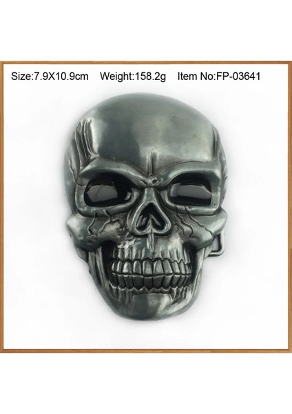 FP-03641 Stili Bullzine Çinko Alaşımı Retro Batı Ağır Kafatası Kıyıcı Çapraz Motorlu Kemer Tokası Route 66 Hog Abd Bayrağı Kartal Boğa Kemer Tokası (Yurt Dışından)