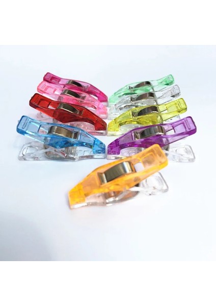 Şeffaf Stil Patchwork Dikiş Yüksek Li Plastik Klipler Dıy Craft Çok Renkli Yorgan Kapitone Klipsi Kenar Klipsi (Yurt Dışından) modelleri