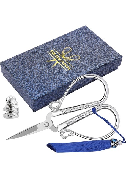 Gümüş Tarzı Shwakk Terzi Ors Dikiş Ors Iplik Nakış Veya Dikiş Zanaat Malzemeleri Veyas Kumaş Kesici Makaslar (Yurt Dışından)