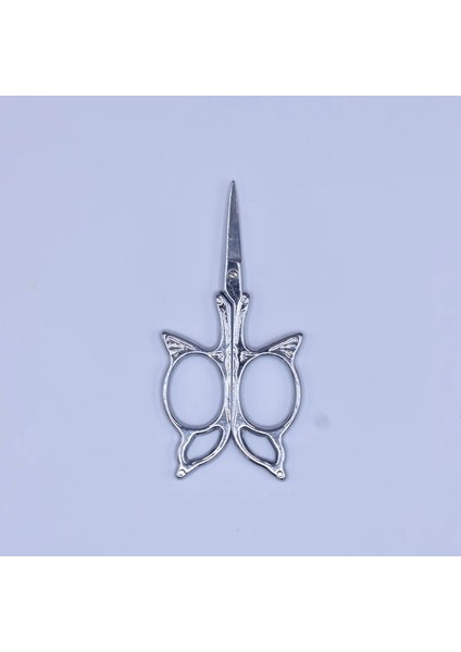 No.5 Tarzı Gümüş Vintage Ors Paslanmaz Çelik Kesme Ors Retro Küçük Oya Dikiş Ors Nakış Terzi Makası Aletler (Yurt Dışından)