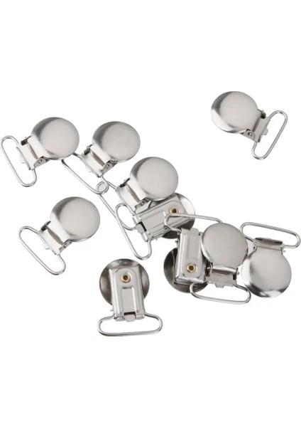 10 Yuvarlak Şekil Emzik Askı Klipsleri Tutucu El Sanatları W Plastik Ekleme 2.5cm (Yurt Dışından) fırsatları