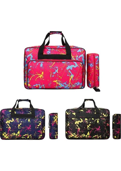 Gül Kırmızı Stili Dikiş Makinesi Çantası Taşınabilir Seyahat Saklama Çantası Büyük Kapasiteli Dikiş Makinesi Çantaları Dikiş Aletleri El Çantaları (Yurt Dışından) fiyatları