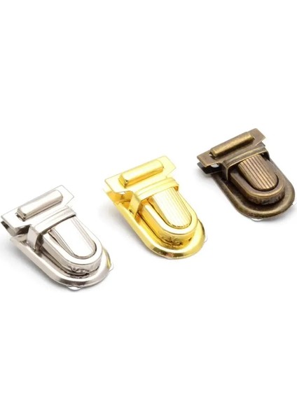 Altın Tarzı 20 Takım Gümüşaltın Bronz Çanta Çanta Aksesuarları Çanta Yapış Kapatma Kilidi (Yurt Dışından) modelleri