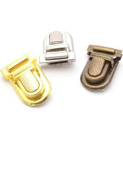 Altın Tarzı 20 Takım Gümüşaltın Bronz Çanta Çanta Aksesuarları Çanta Yapış Kapatma Kilidi (Yurt Dışından) fırsatları