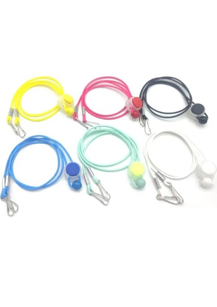 01 Siyah Stil Ayarlanabilir Yüz Maskesi Ipi Kaymaz Silikon Uygun Maske Tutacağı Kancalar Kaybolmaya Karşı Anti-Damla Taşınabilir Maske Asılı Boyun Halatı (Yurt Dışından) fiyatları