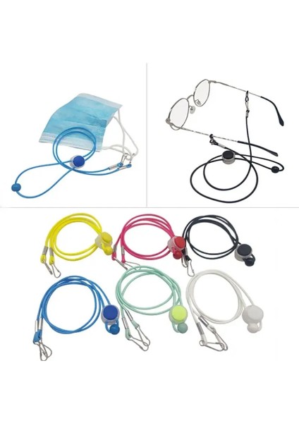 01 Siyah Stil Ayarlanabilir Yüz Maskesi Ipi Kaymaz Silikon Uygun Maske Tutacağı Kancalar Kaybolmaya Karşı Anti-Damla Taşınabilir Maske Asılı Boyun Halatı (Yurt Dışından) indirimleri