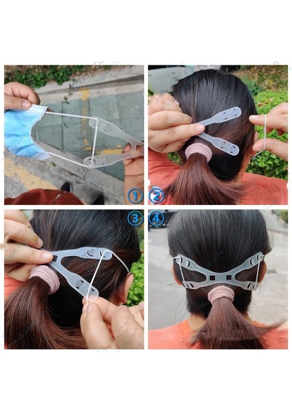 B Tarzı 5 Adet Ayarlanabilir Unisex Yüz Maskesi Kanca Uzatma Kemeri Halat Ayarlanabilir Elastik Kordon Ağız Maskeleri Klipler Kulak Askısı Maskesi Aksesuarları (Yurt Dışından) modelleri