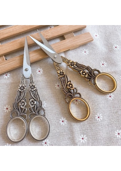 N0.1 Altın Stili Yeni Varış Vintage Ors Dikiş Kumaş Nakış Çapraz Dikiş Iğne Kesme Altın Retro Zakka Iplik Araçları Dıy Malzemeleri (Yurt Dışından)