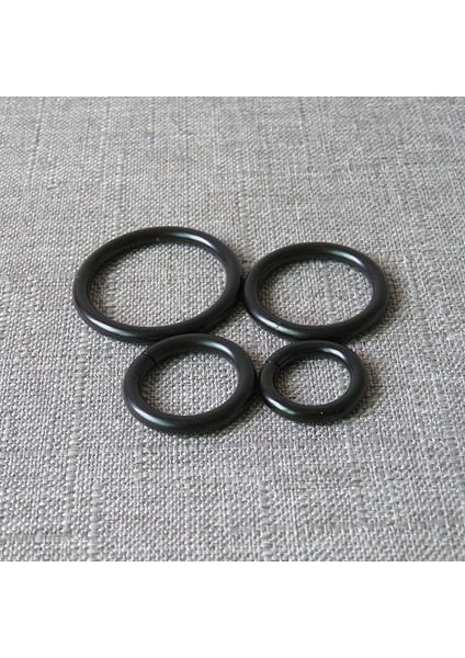 Siyah Stil Iç Çap 15MM 1 Adet Nikel Kaplama Metal O Ring Daire Tekerlek Kemer Tokası Çanta Için Köpek Pet Koşum Bagaj Sırt Çantası Dıy Dikiş Konfeksiyon Aksesuarları (Yurt Dışından) fırsatları