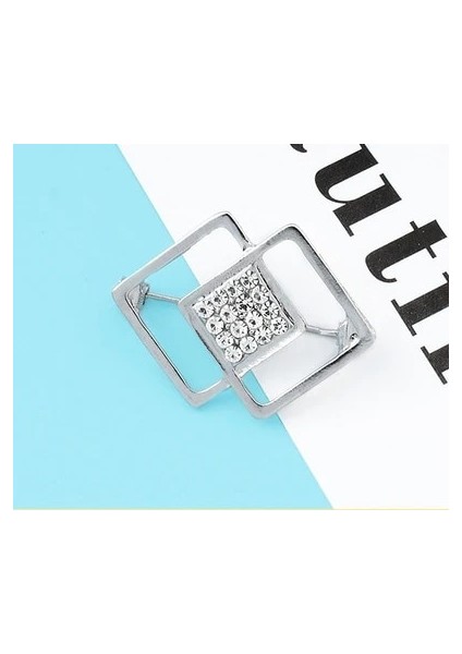 S1 Gümüş Tarzı Kadın Etek Bel Tokası Sabit Giysi Dekorasyon Bel Çevresi Ayarlanabilir Klip Düğme Broş Toka Yüzük Aksesuarları (Yurt Dışından)