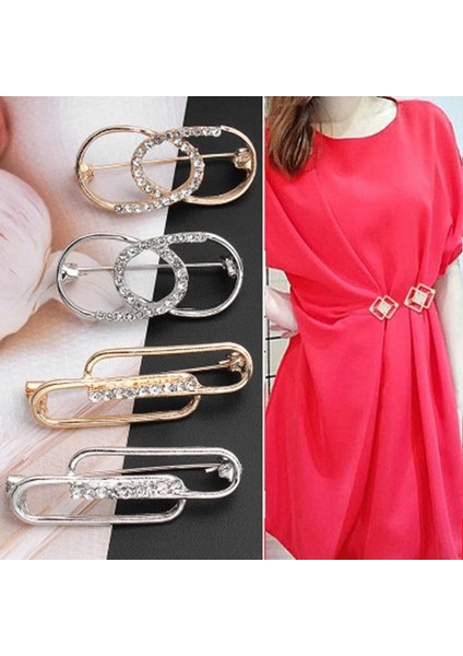 S1 Gümüş Tarzı Kadın Etek Bel Tokası Sabit Giysi Dekorasyon Bel Çevresi Ayarlanabilir Klip Düğme Broş Toka Yüzük Aksesuarları (Yurt Dışından) fiyatları