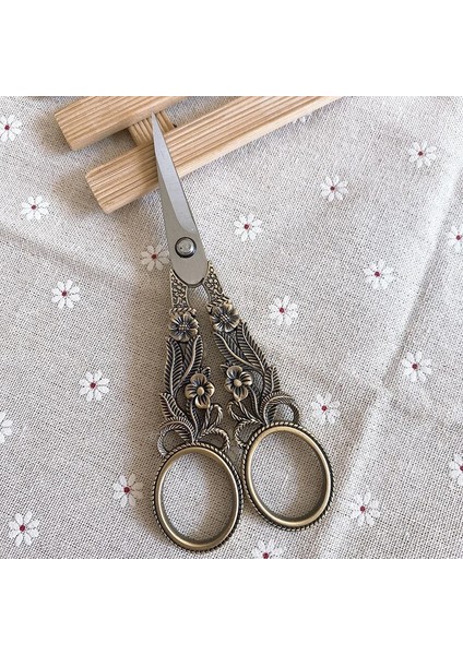 Bronz Tarzı Paslanmaz Çelik Vintage Ors Dikiş Kumaş Kesici Nakış Veya Kuyruk Ipliği Veya Dikiş Makası Için Aletler (Yurt Dışından)