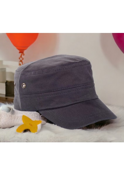 %100 Keten Mevsimlik Ünisex Castro Şapka Kep Kasket