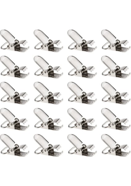 20X Bebek Metal Askı Emzik Tutucu Kukla Klipler Kanca Dikiş El Sanatları 28MM (Yurt Dışından) fiyatları